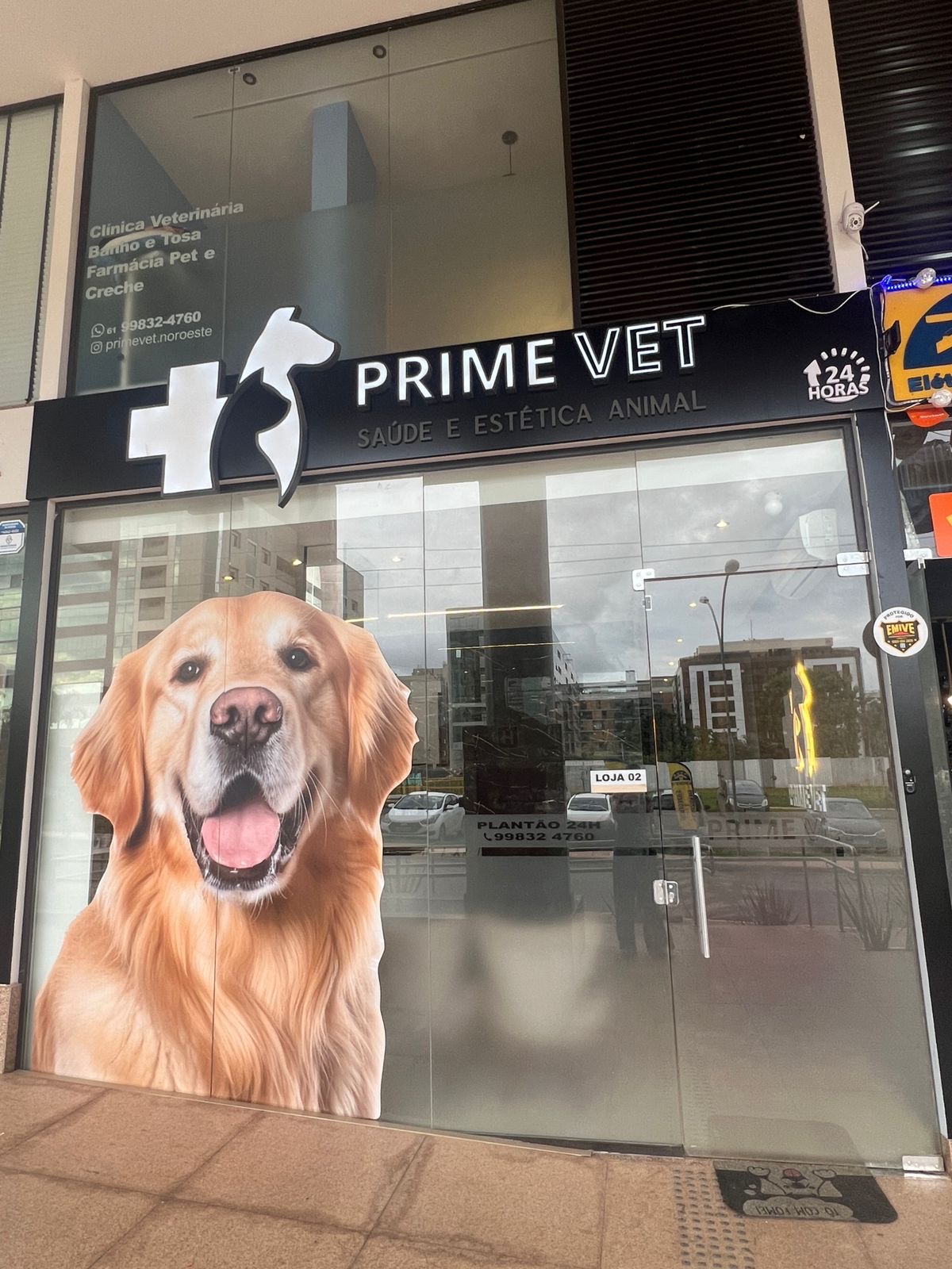 Recepção da clínica Prime Vet